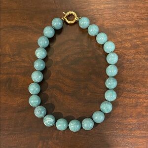 Sezane Blue Beaded Necklace